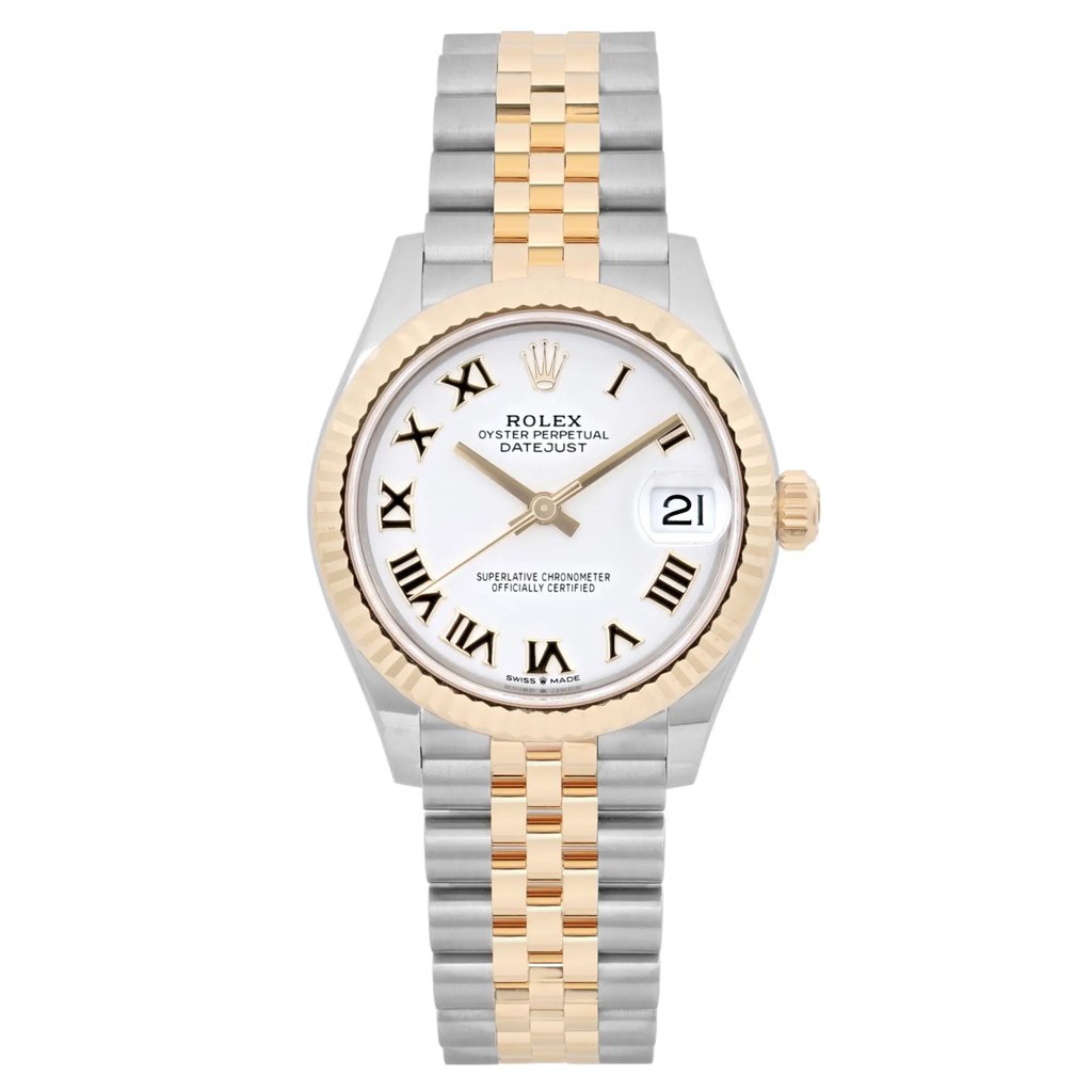 Front Full View Of Rolex 278273 Stainless Steel Watch New Condition {Product Condition}