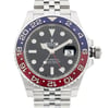 Up Close Front Facing Picture Of Rolex 126710BLRO Stainless Steel Watch Pre Owned Condition