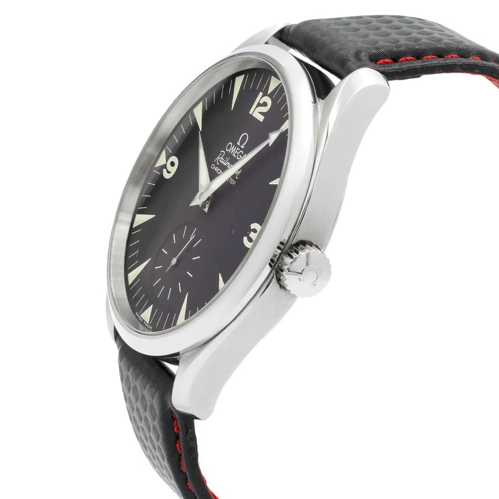 View Of Crown Facing Side Of OMEGA 2806.52.37 Stainless Steel Watch Pre Owned Condition