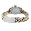 Back View Of {Caseback} Back Case And Closed Stainless and Solid Gold Band Of Rolex 6719 Watch Pre Owned Condition