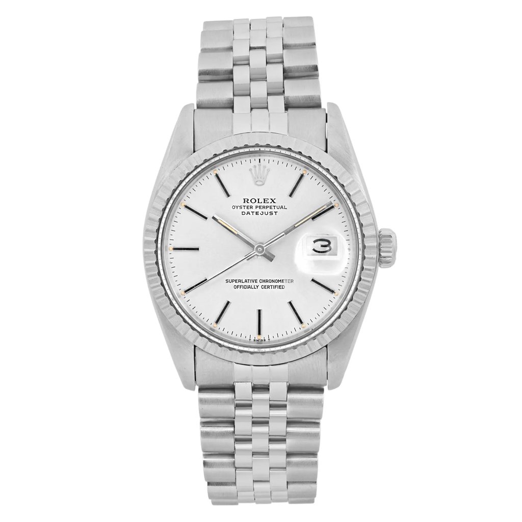 Front Full View Of Rolex 16030 Stainless Steel Watch Pre Owned Condition Good