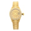 Front Full View Of Rolex 69178 Gold 18kt Watch Pre Owned Condition {Product Condition}