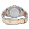 Back View Of Solid Back Case And Closed Stainless Steel,Gold Band Of Rolex 126303-0009 Watch Display Model Condition