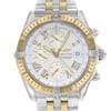 Up Close Front Facing Picture Of Breitling D13355 Stainless Steel Watch Pre Owned Condition