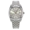 Front Full View Of Rolex 126300 sij Stainless Steel Watch Pre Owned Condition {Product Condition}