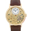 Up Close Front Facing Picture Of Breguet 7027BA/11/9V6 Gold 18kt Watch Pre Owned Condition