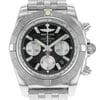 Up Close Front Facing Picture Of Breitling AB011011/B967-375A Stainless Steel Watch Pre Owned Condition