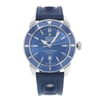 Front Full View Of Breitling A1732016/C734-205S Stainless Steel Watch Pre Owned Condition {Product Condition}