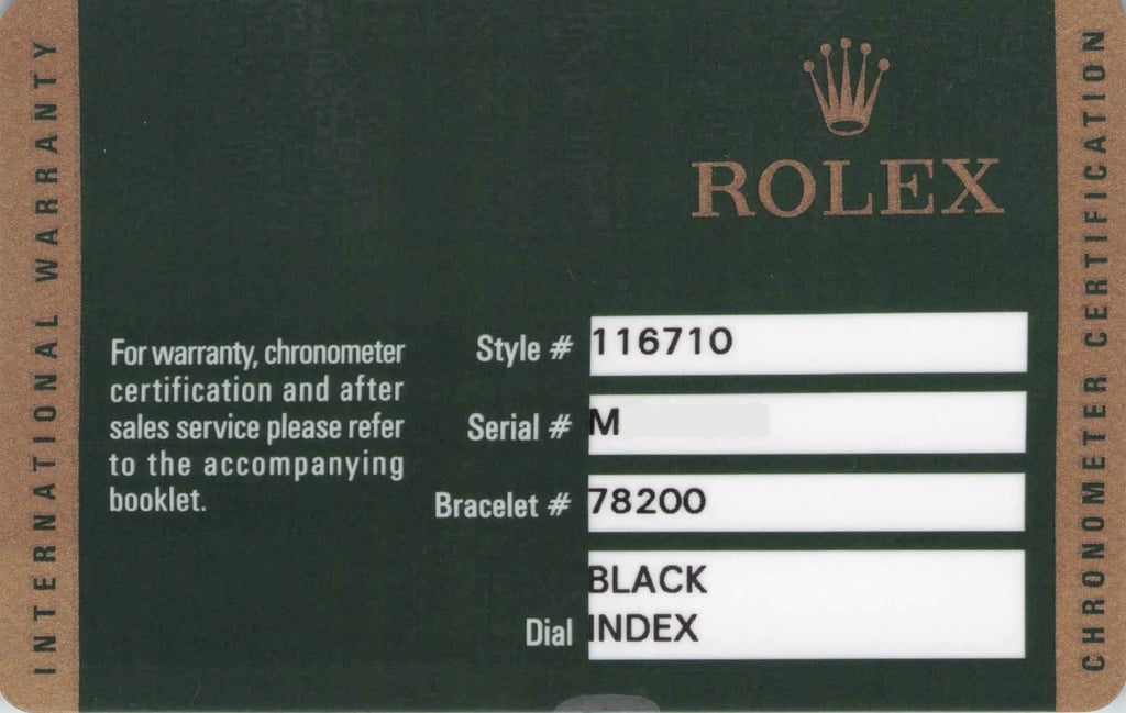 7th image of Rolex 116710 Wristwatch, PreOwned condition