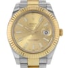 Up Close Front Facing Picture Of Rolex 116333 Stainless Steel Watch Pre Owned Condition