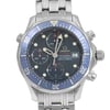 Up Close Front Facing Picture Of OMEGA 2225.80.00 Stainless Steel Watch Pre Owned Condition