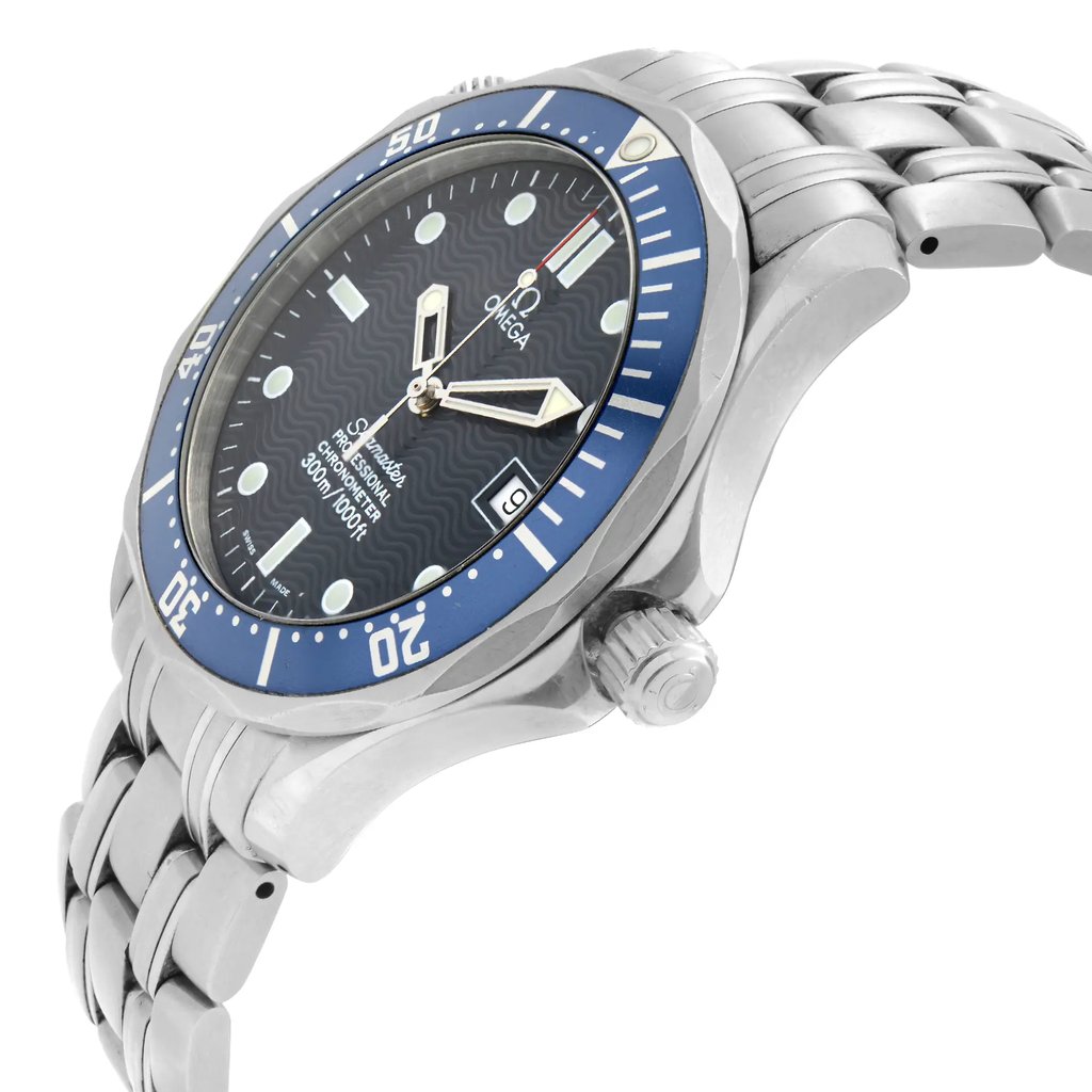 View Of Crown Facing Side Of OMEGA 2531.80.00 Stainless Steel Watch Pre Owned Condition