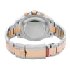 Back View Of Screwback Back Case And Closed Rose Gold,Stainless Steel Band Of Rolex 116681 Watch Unworn Condition