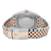 Back View Of Solid Back Case And Closed Rose Gold,Stainless Steel Band Of Rolex 126331 Watch Pre Owned Condition