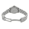 Back View Of Screwback Back Case And Open Stainless Steel Band Of TAG Heuer WT141N Watch Pre Owned Condition