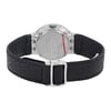 Back View Of {Caseback} Back Case And Closed Leather Band Of EBEL 9093970 Watch Pre Owned Condition