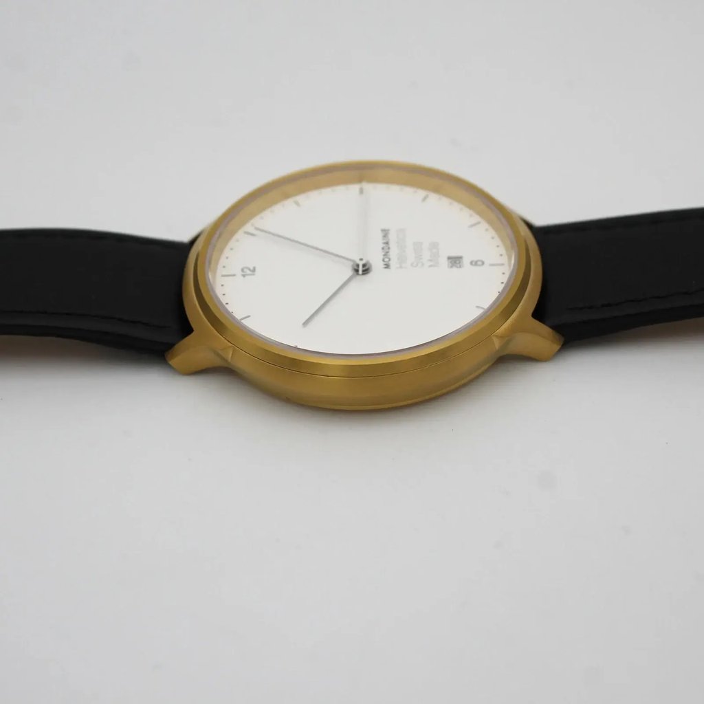 4th image of Mondaine Mondaine Helvetica No1 Light  Wristwatch, DisplayModel condition