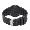 An image of a Wristwatch by Luminox. This Pre Owned item is designed for Men, featuring a Casual,Classic,Diver,Military style. It has a Quartz movement and an Analog display with a Black dial color. The indices include 12-Hour Dial,Arabic Numerals,Easy to Read/Large Numerals. The band is made of Rubber and the case is made of Carbon. The watch has a Round shape with a case size of 44 mm and a case thickness of 12 mm.
