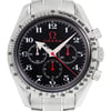 Up Close Front Facing Picture Of OMEGA 3557.50.00 Stainless Steel Watch Pre Owned Condition