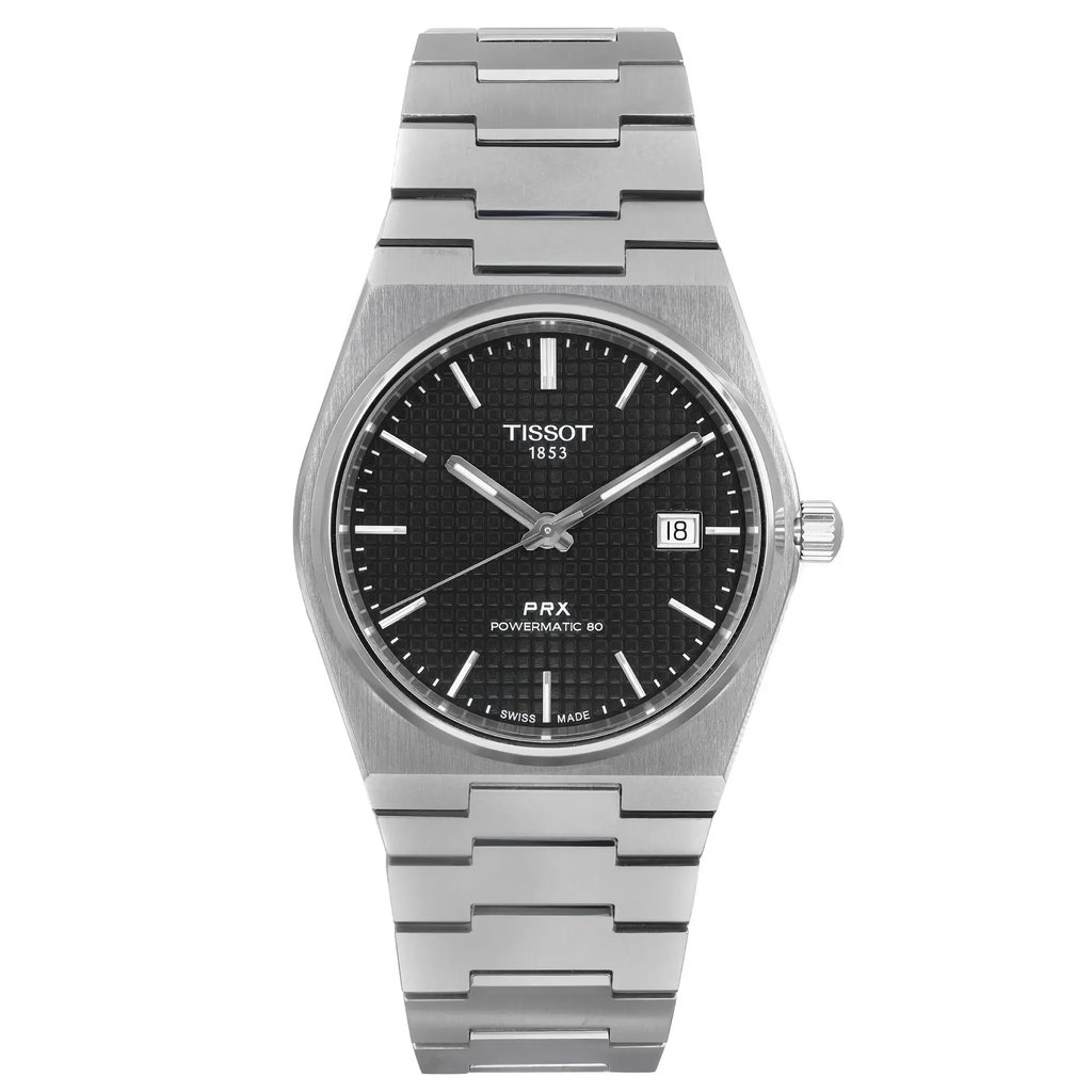 Front Full View Of Tissot T137.407.11.051.00 Stainless Steel Watch Pre Owned Condition Excellent