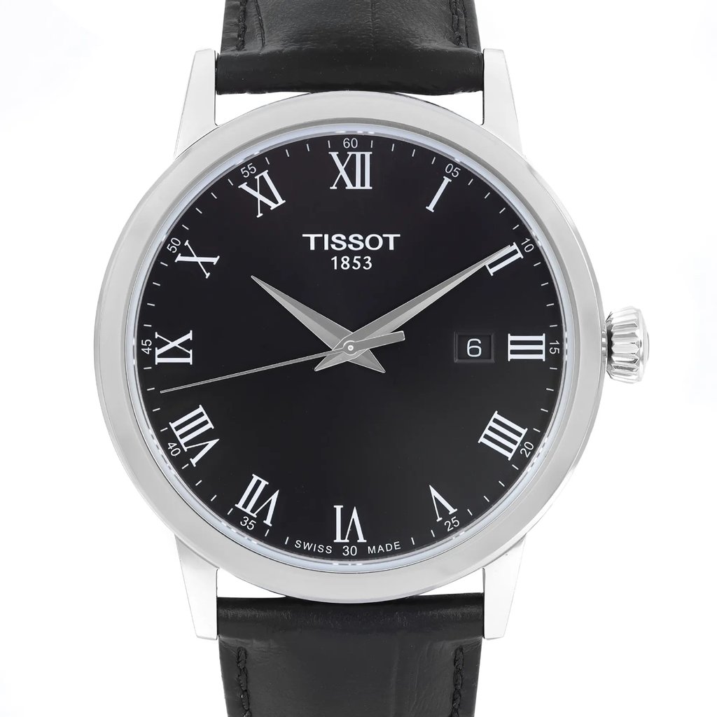 Up Close Front Facing Picture Of Tissot T1294101605300 Stainless Steel Watch New With Defects Condition