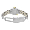 Back View Of Solid Back Case And Open Stainless Steel Band Of OMEGA 236.22.000 Watch Pre Owned Condition