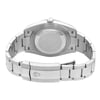 Back View Of Solid Back Case And Closed Stainless Steel Band Of Rolex 126334 Watch Pre Owned Condition
