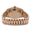 Back View Of {Caseback} Back Case And Closed Rose Gold Band Of Rolex 228235 Watch Pre Owned Condition