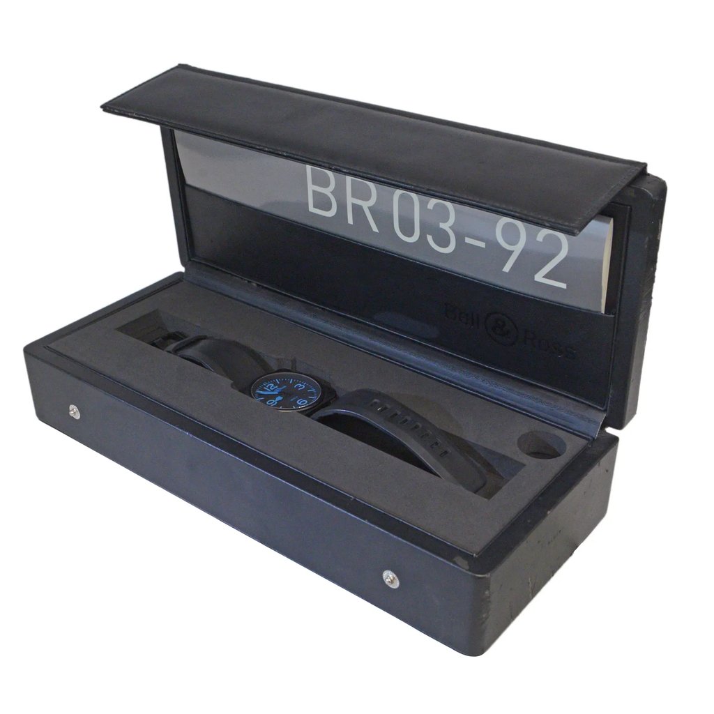 7th image of Bell & Ross BR0392-BLUE Wristwatch, PreOwned condition