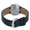 Back View Of Screwback Back Case And Closed Leather Band Of Cartier W4BL0002 Watch Pre Owned Condition