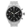 Front Full View Of IWC IW377704 Stainless Steel Watch Pre Owned Condition {Product Condition}