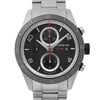 Up Close Front Facing Picture Of Montblanc MB116097 Stainless Steel Watch Pre Owned Condition