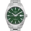 Up Close Front Facing Picture Of Tissot T127.407.11.091.01 Stainless Steel Watch Display Model Condition