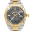 Up Close Front Facing Picture Of Rolex 126333 Stainless Steel Watch Unworn Condition