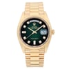 Front Full View Of Rolex 128238 Yellow Gold Watch Pre Owned Condition Excellent