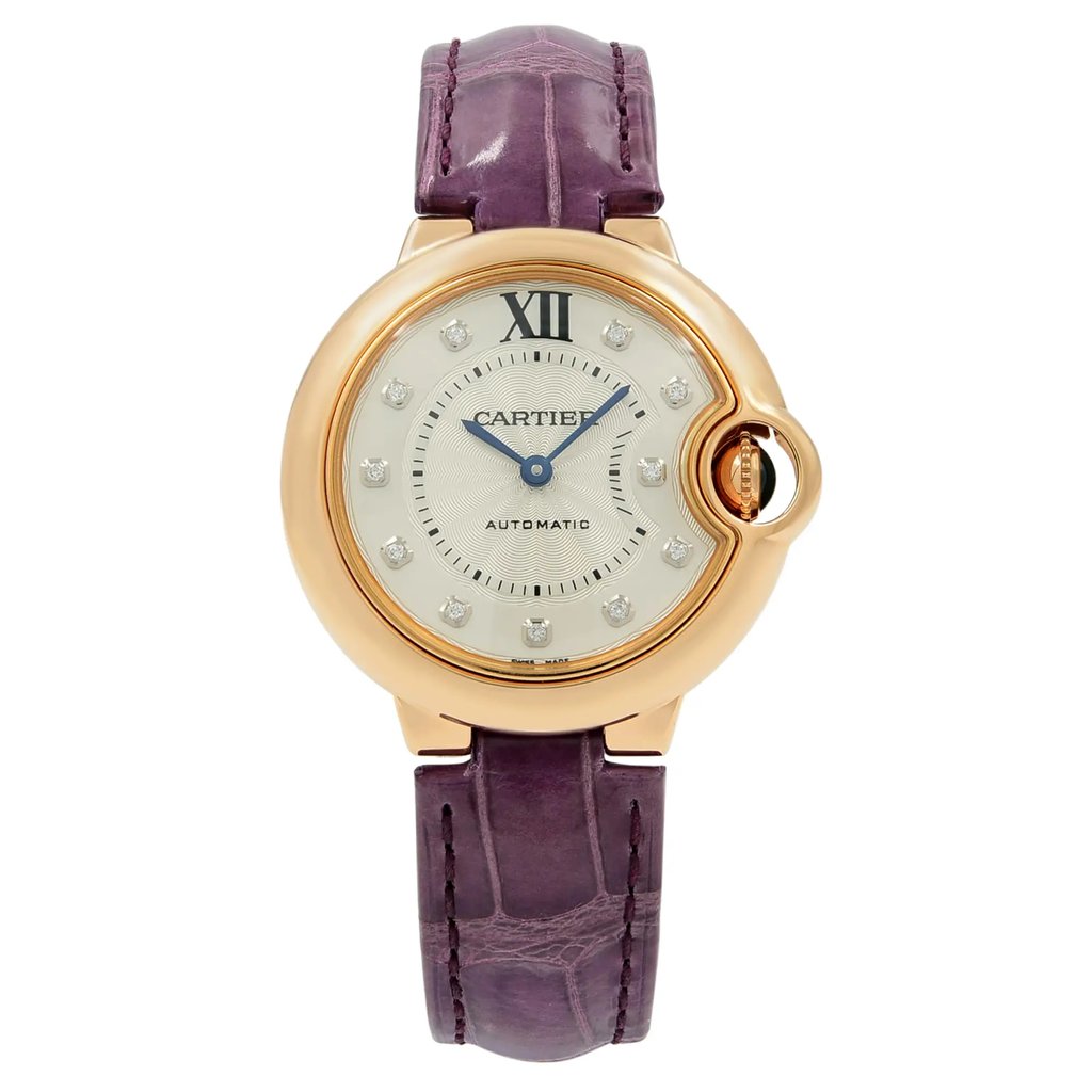 Front Full View Of Cartier WE902063 Stainless Steel Watch Unworn Condition Excellent
