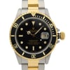 Up Close Front Facing Picture Of Rolex 16803 Stainless Steel Watch Pre Owned Condition