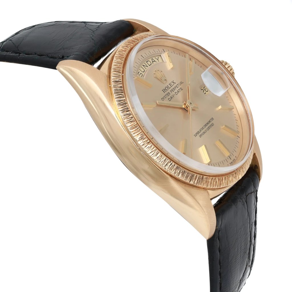 View Of Opposite Crown Facing Side Of Rolex 1807 {Case Material} Watch Pre Owned Condition