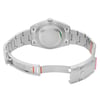 Back View Of Solid Back Case And Open Stainless Steel Band Of Rolex 126300  Watch Unworn Condition