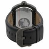 Back View Of Solid Back Case And Closed Leather Band Of SEVENFRIDAY V3/01 Watch Unworn Condition