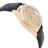 View Of Opposite Crown Facing Side Of Rolex 1803 Yellow Gold Watch Pre Owned Condition