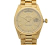 Up Close Front Facing Picture Of Rolex 18038 Gold 18kt Watch Pre Owned Condition