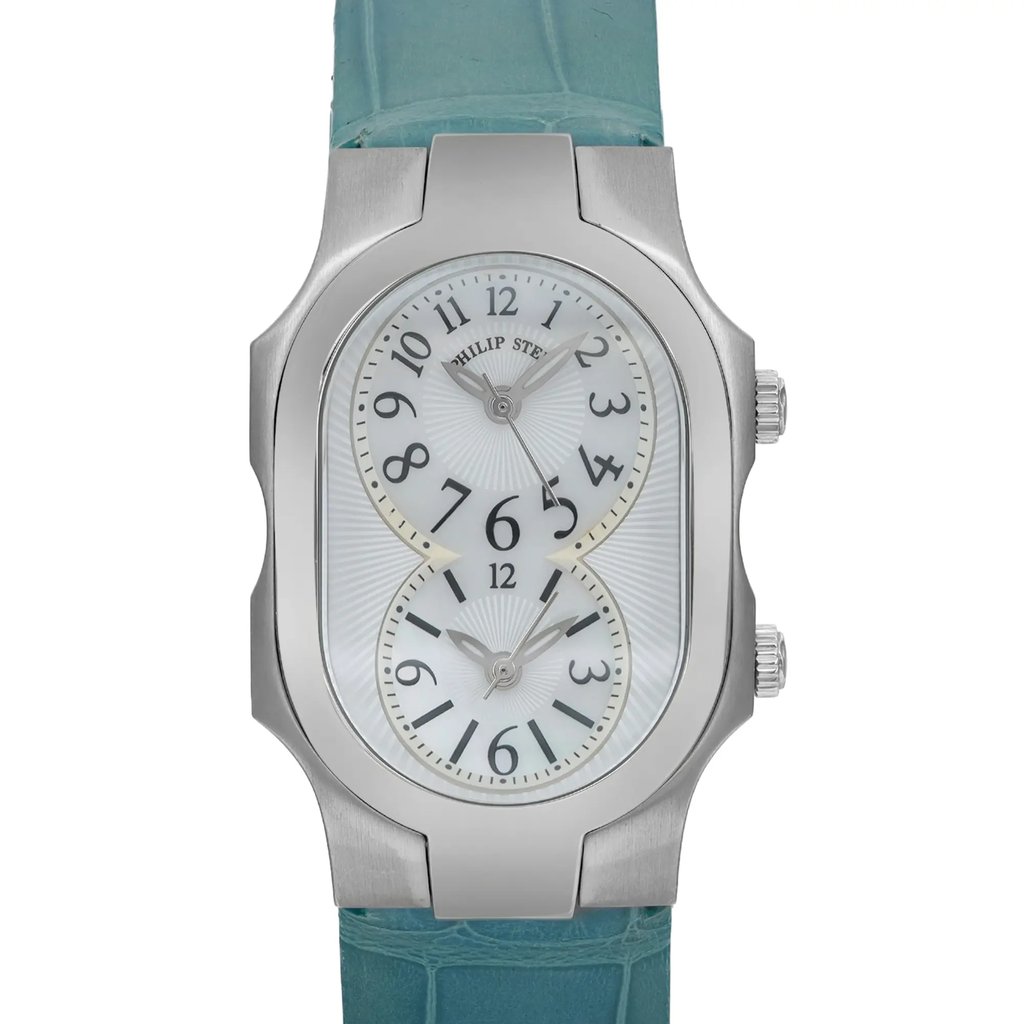 2nd image of Philip Stein  Philip Stein Signature Dual Time Wristwatch, NewWithDefects condition