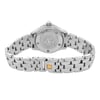 Back View Of Solid Back Case And Closed Stainless Steel Band Of OMEGA 2224.80.00 Watch Pre Owned Condition