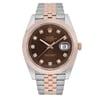 Front Full View Of Rolex 126301 Stainless Steel Watch Pre Owned Condition Excellent
