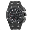 Front Full View Of Audemars Piguet 26400AU.OO.A002CA.01 Carbon Fiber Watch Pre Owned Condition Good