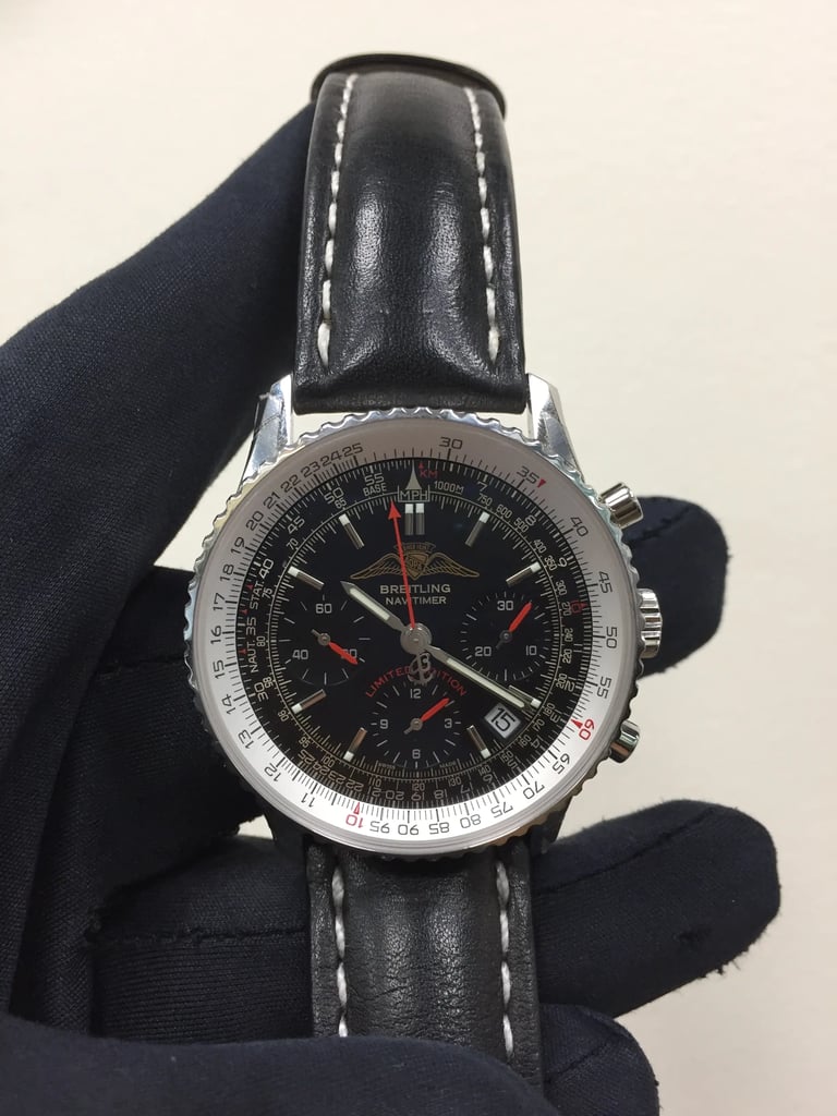 Front Full View Of Breitling A233222P/BD70 Stainless Steel Watch Display Model Condition {Product Condition}