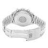 Back View Of Solid Back Case And Open Stainless Steel Band Of OMEGA  3511.50.00 Watch Pre Owned Condition