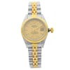 Front Full View Of Rolex 69173 Stainless Steel Watch Pre Owned Condition {Product Condition}