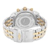 Back View Of {Caseback} Back Case And Closed Stainless and Solid Gold Band Of Breitling cb042012/bb86-375c Watch Pre Owned Condition